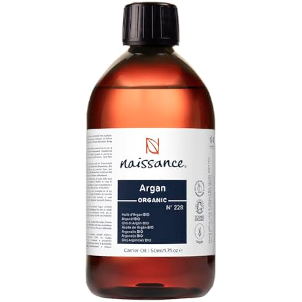 Naissance Organic Argan Oil – Pure Cold Pressed Moroccan Oil 450ml