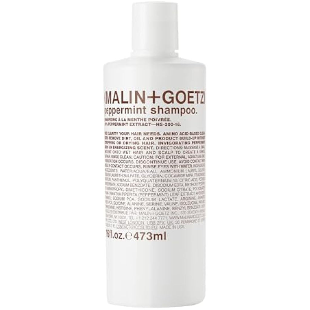 Malin + Goetz Peppermint Shampoo | Hydrating & Scalp Balancing – 16.1 oz