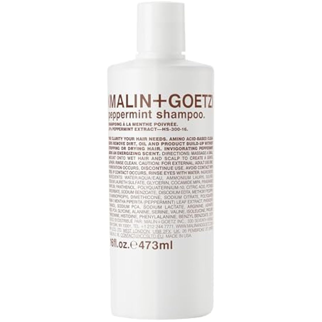 Malin + Goetz Peppermint Shampoo | Hydrating & Scalp Balancing – 16.1 oz