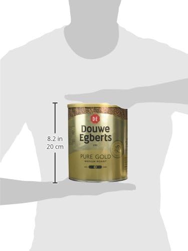 Douwe Egberts Pure Gold Instant Coffee – Smooth Arabica Blend, 750g Tin