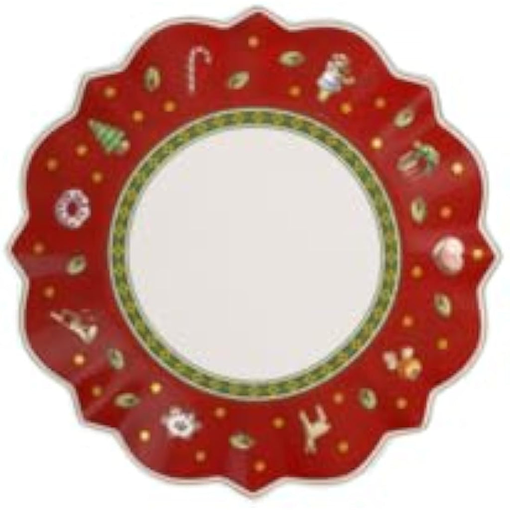 Villeroy & Boch Toy's Delight Red Ceramic Bread and Butter Plate