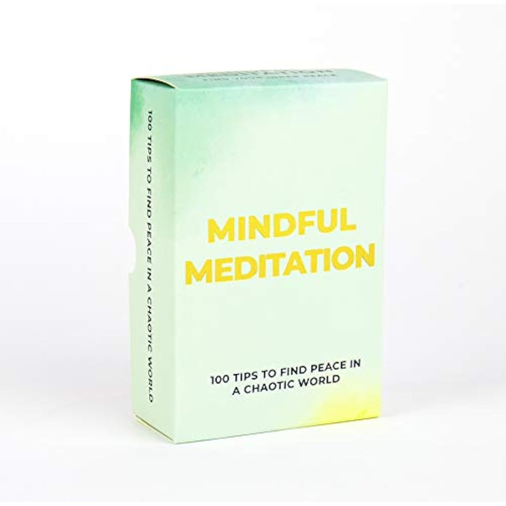 Gift Republic Mindful Meditation Cards – 100 Self-Care Guidance Cards