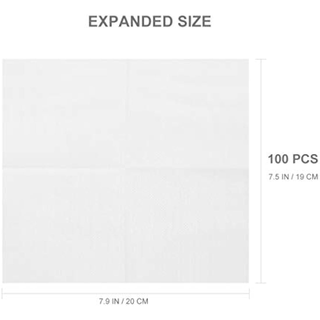 Healifty Non-Woven Gauze Pads for Wound Care & Makeup Removal – 100pcs