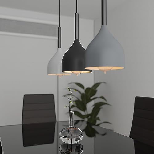 Jolof Store 3-Light Nordic Pendant Lamp – 50cm Metal Ceiling Fixture