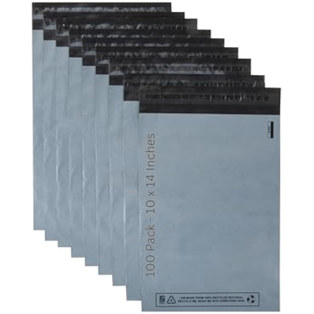 DVIVA 100pcs Waterproof Poly Mailers – Tamper Proof Shipping Bags