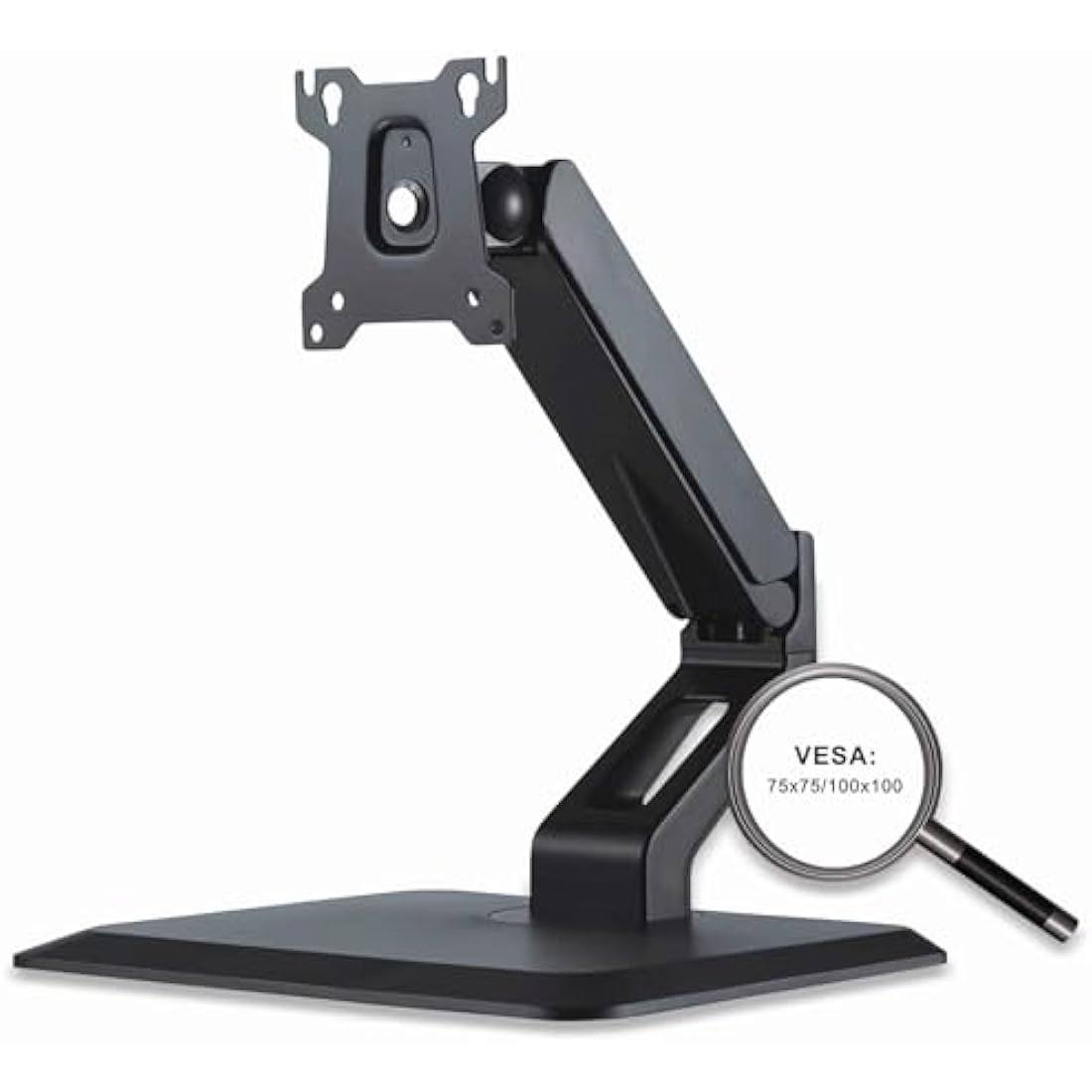 PureMounts Touchscreen Monitor Mount | 17-32" Gas Lift Stand – Black