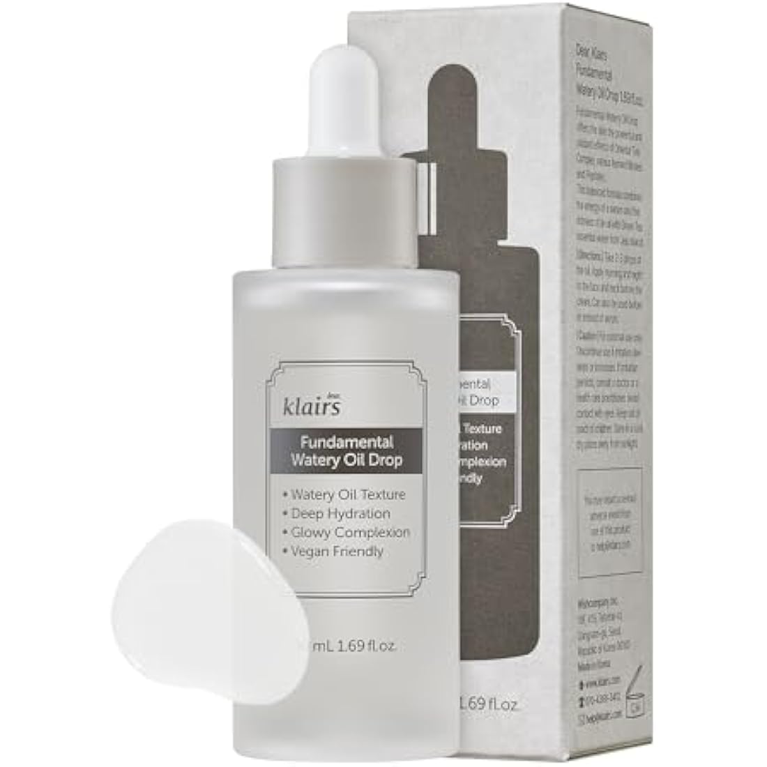 Dear Klairs Fundamental Watery Oil Drop – Hydrating K-Beauty Serum