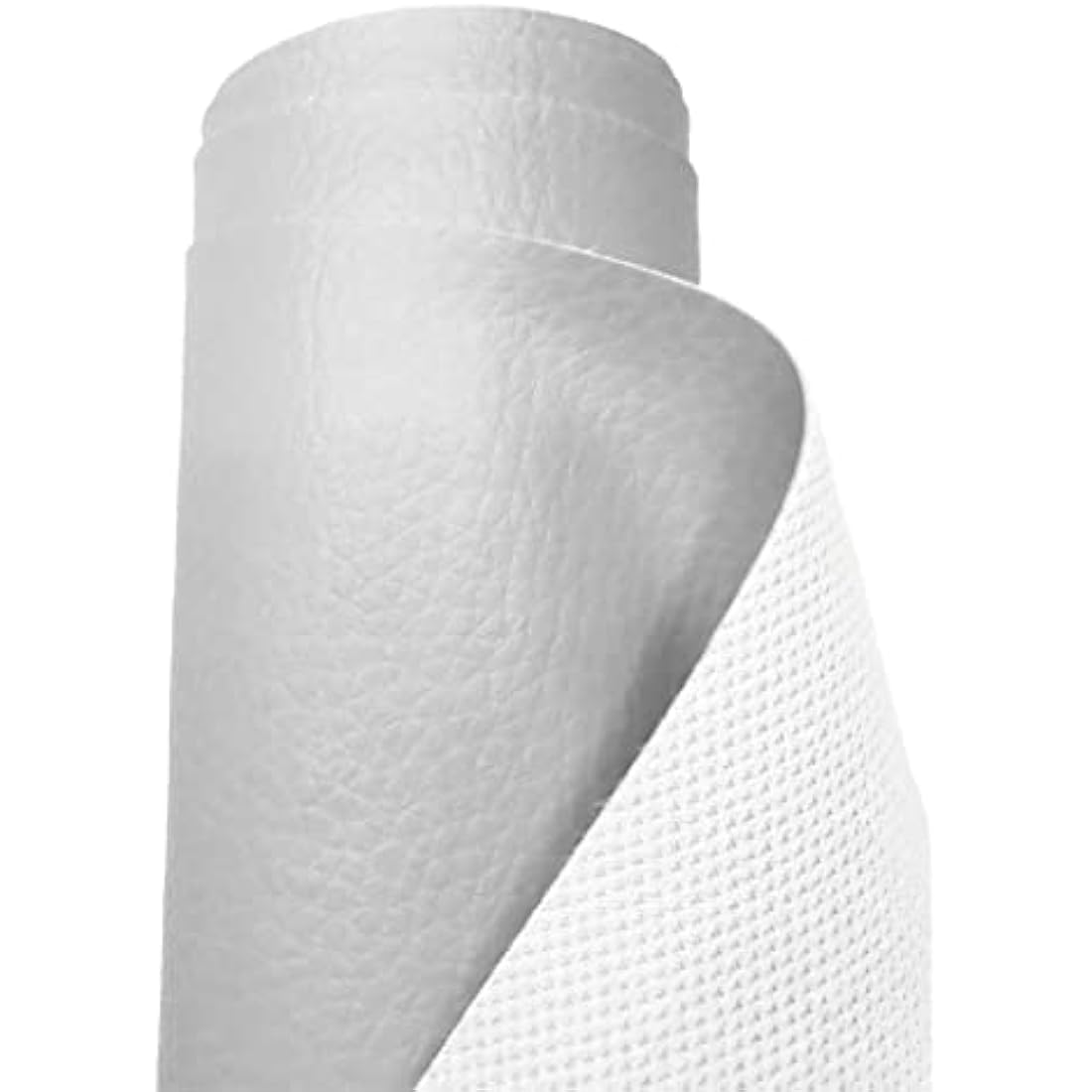 A-Express Grained Faux Leather Fabric | Heavy Duty Upholstery - Light Slate