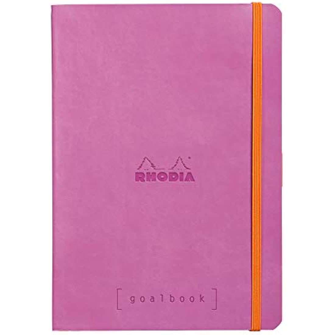 Rhodia Goalbook A5 Dotted Notebook – Lilac Faux Leather Bullet Journal