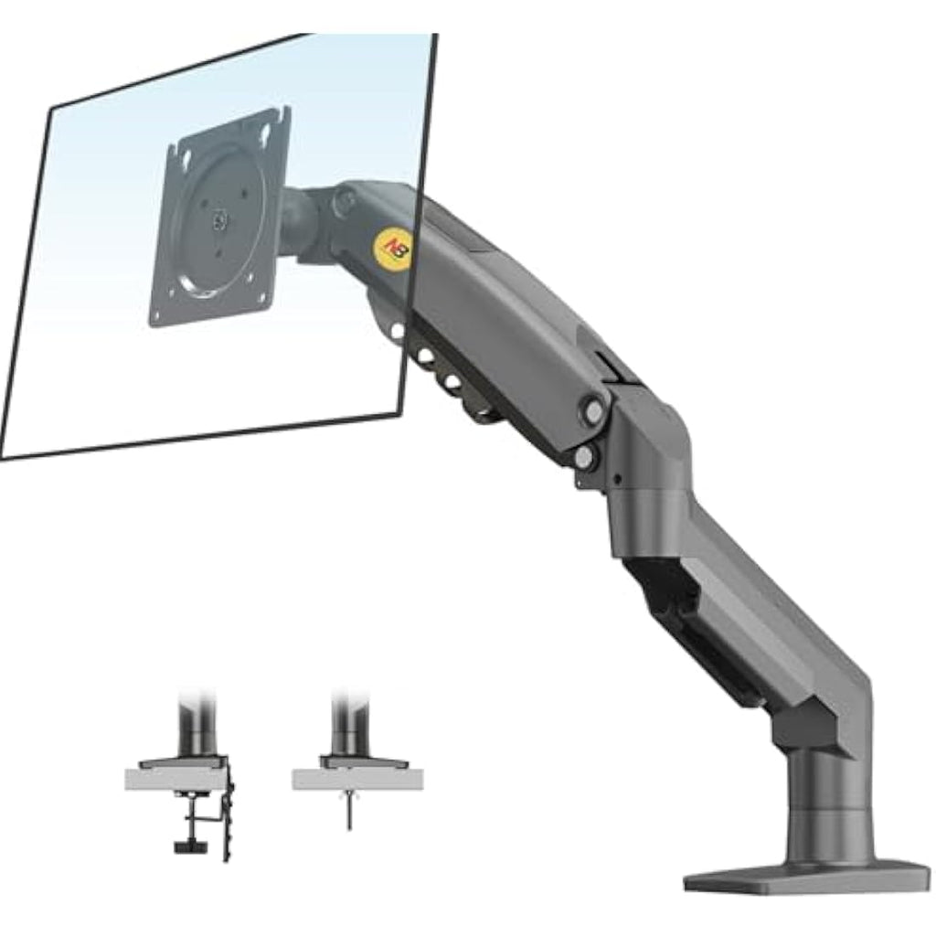 NB North Bayou Gas Spring Monitor Arm for 17-30 Inch Screens | F80 Mount
