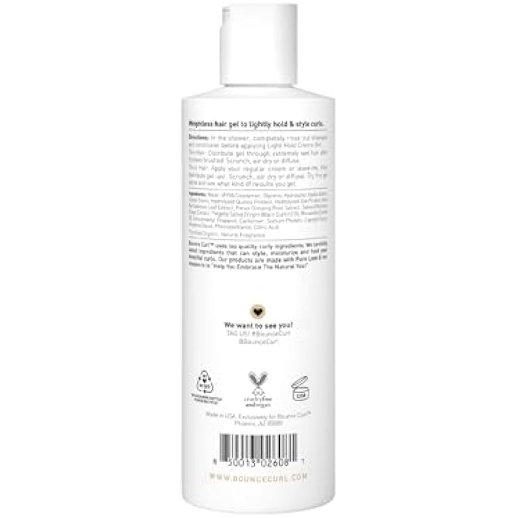Bounce Curl Light Creme Gel – Frizz Control Styling Gel for Curly Hair