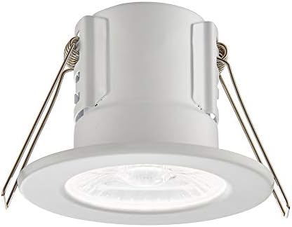 Jolof Store Fire Rated Downlights – IP65 Matt White LED Slimline (4 Pack)