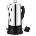 12-Cup Electric Coffee Percolator | Stainless Steel 1.2L