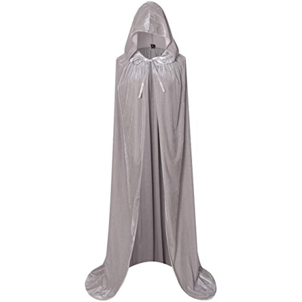 Txian Unisex Velvet Hooded Cloak – 59" Full Length Halloween Cape