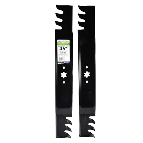 MaxPower 46-in Commercial Mulching Blade Set for MTD, Cub Cadet, Troy-Bilt