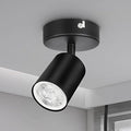 Jolof Store Matt Black Industrial Wall Spotlight - Adjustable GU10
