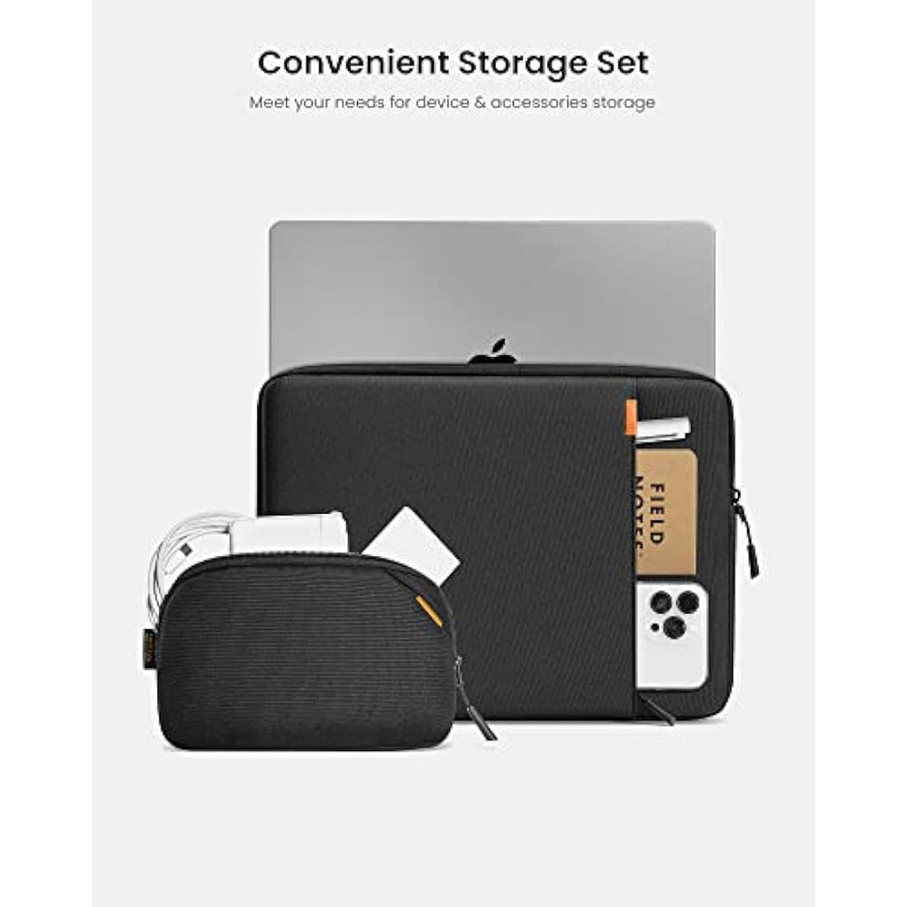 tomtoc 360 Protective Laptop Sleeve with Pouch for 15-inch MacBook Air