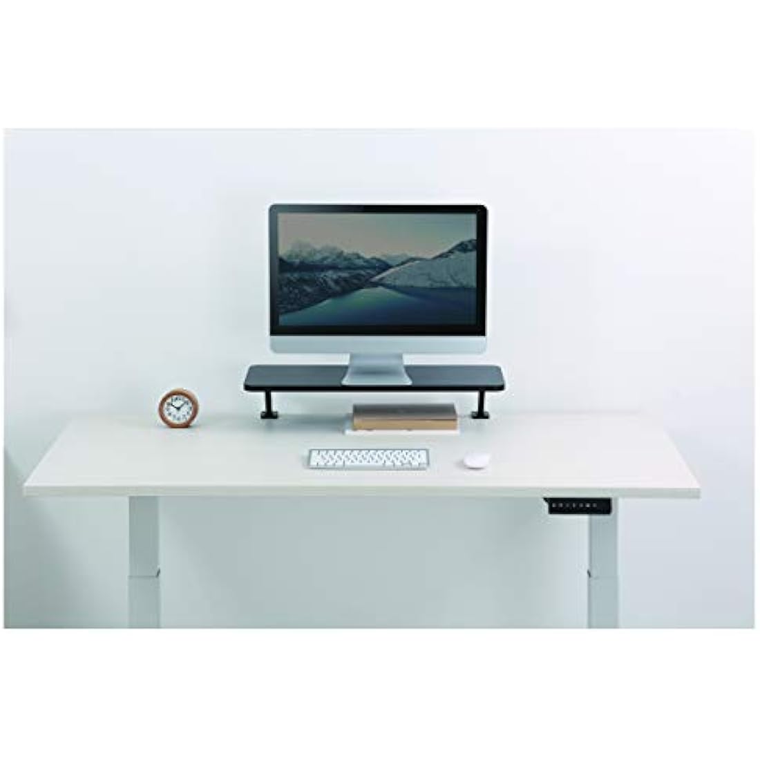 StarTech.com Extra Wide 25.6" Clamp-on Monitor Riser Stand – Black