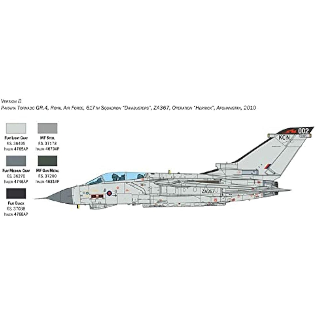 Italeri RAF Tornado GR.4 Military Aviation 1:32 Scale Model Plastic Kit