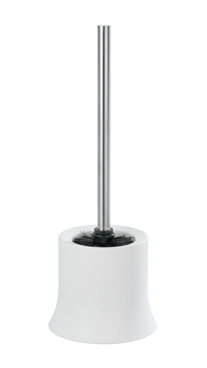 Wenko 18751100 WC Brush Set Basic White, Plastic, 14 x 38 x 14 cm, White - image 2