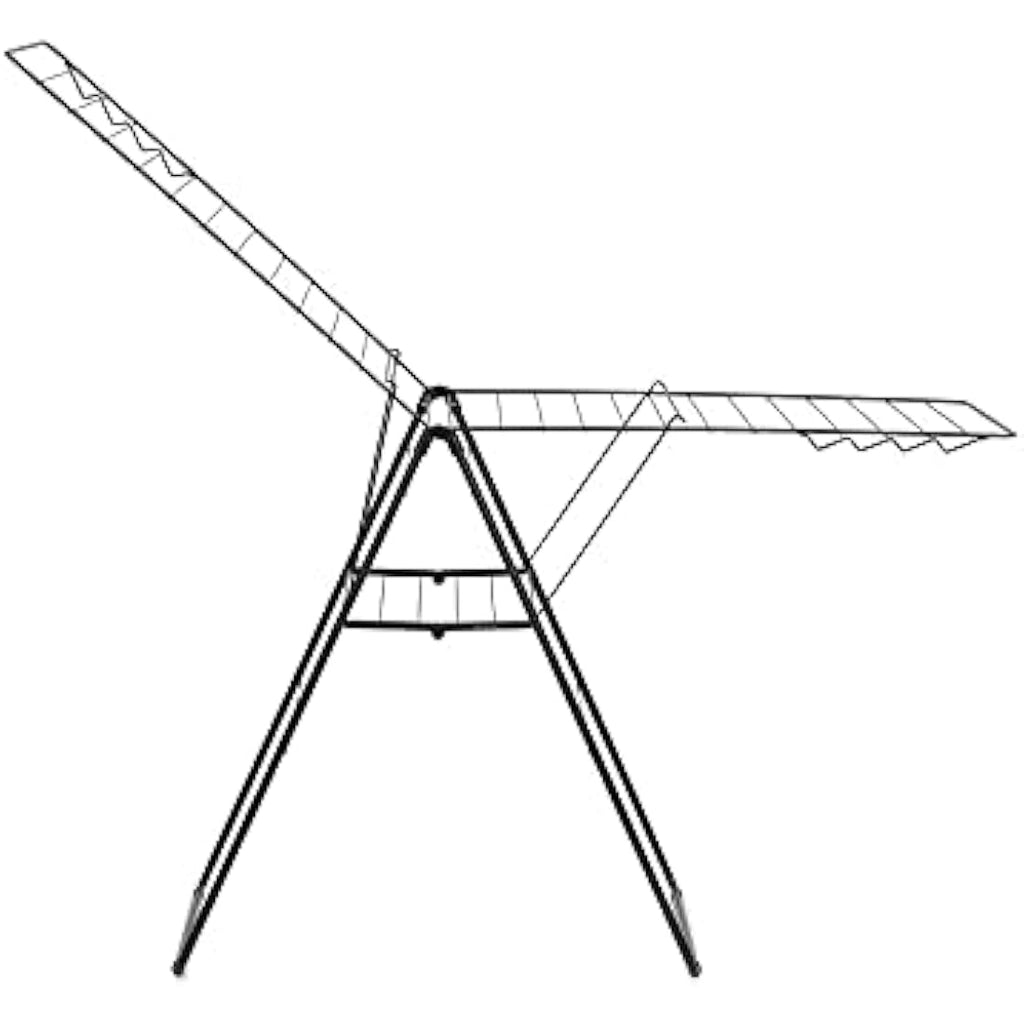 Brabantia HangOn Laundry Drying Rack – 25m Foldable Clothes Horse