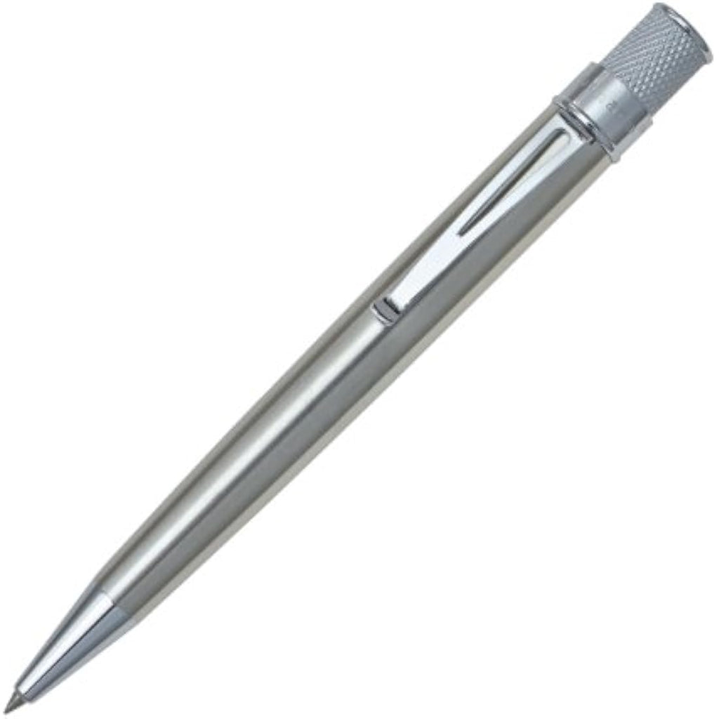 Retro 51 Tornado Rollerball Pen – Stainless Steel Writing Instrument