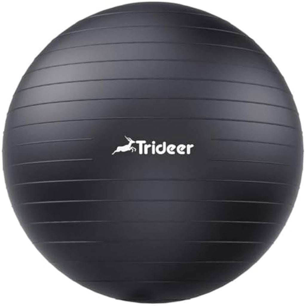 Trideer Exercise Ball – Anti-Burst Heavy Duty Yoga & Office Chair Ball