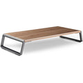 ThingyClub Monitor Stand Riser | Ergonomic MDF & Aluminum Desk Organizer