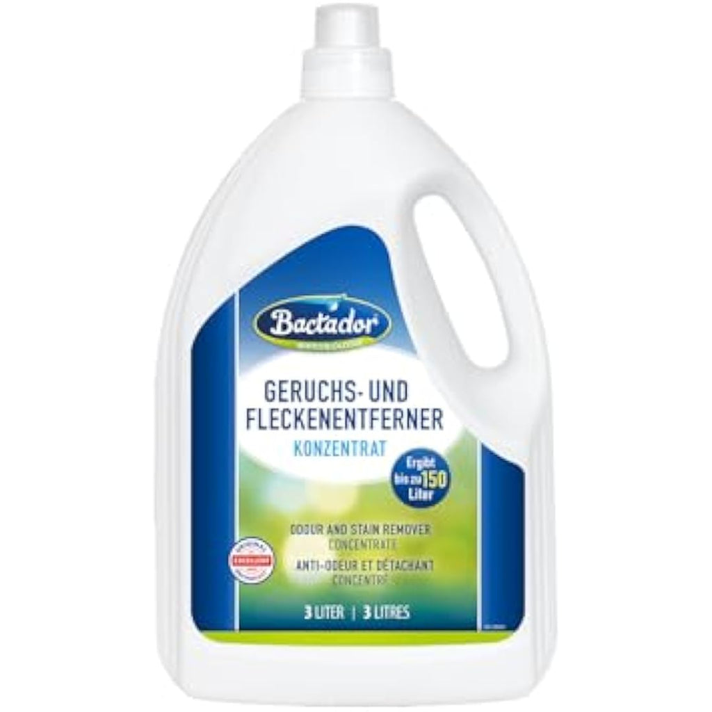 Bactador Enzyme Odor & Stain Remover Concentrate – 3L Biological Cleaner