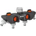 Gardena 4-Channel Water Distributor | Tap Splitter for Garden Hose
