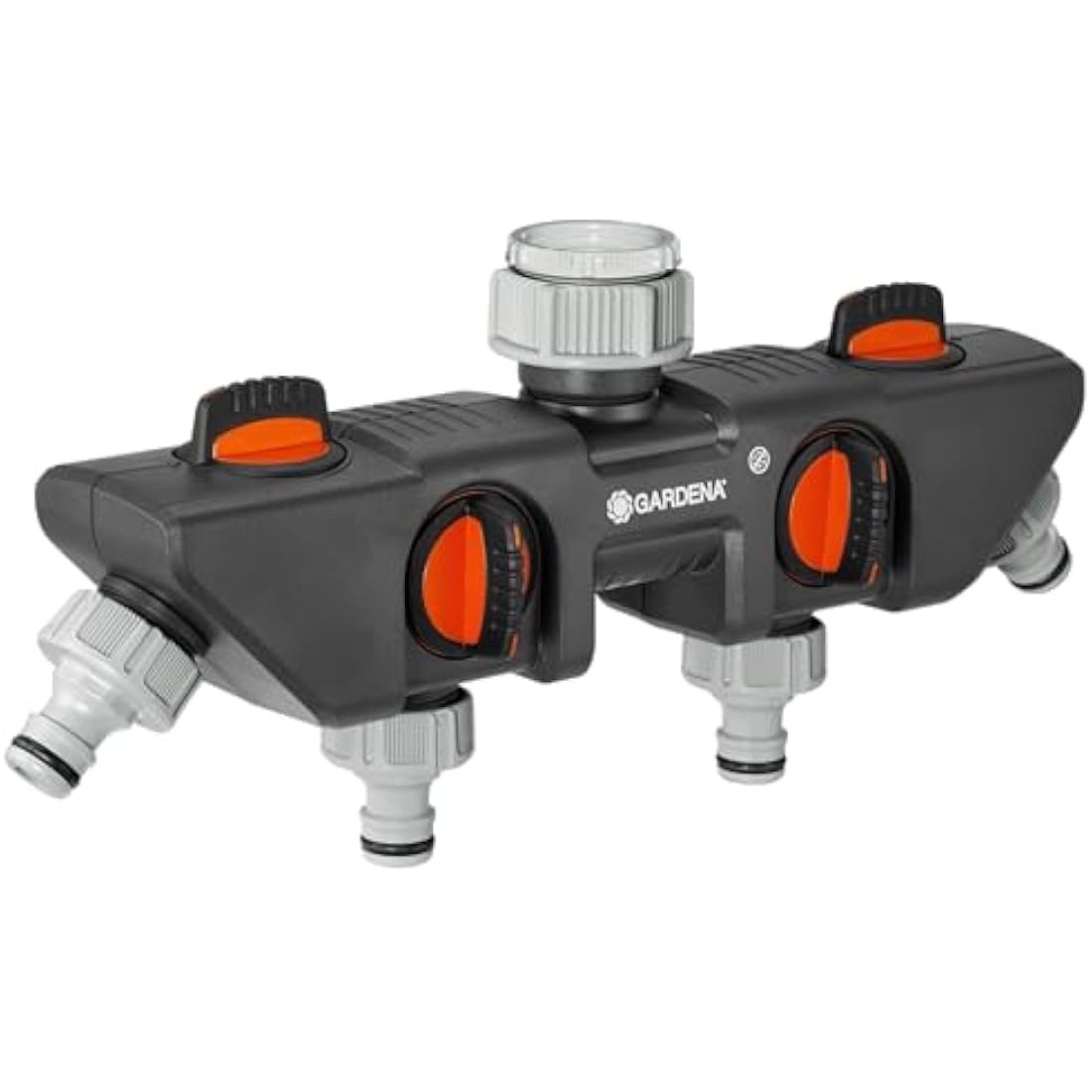 Gardena 4-Channel Water Distributor | Tap Splitter for Garden Hose