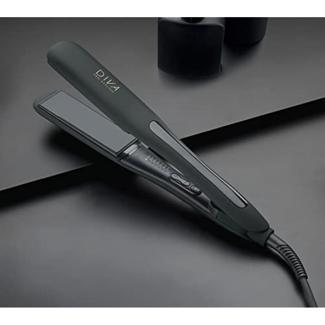 Diva Pro Wide Digital Hair Straightener | Keratin & Argan Oil Ceramic