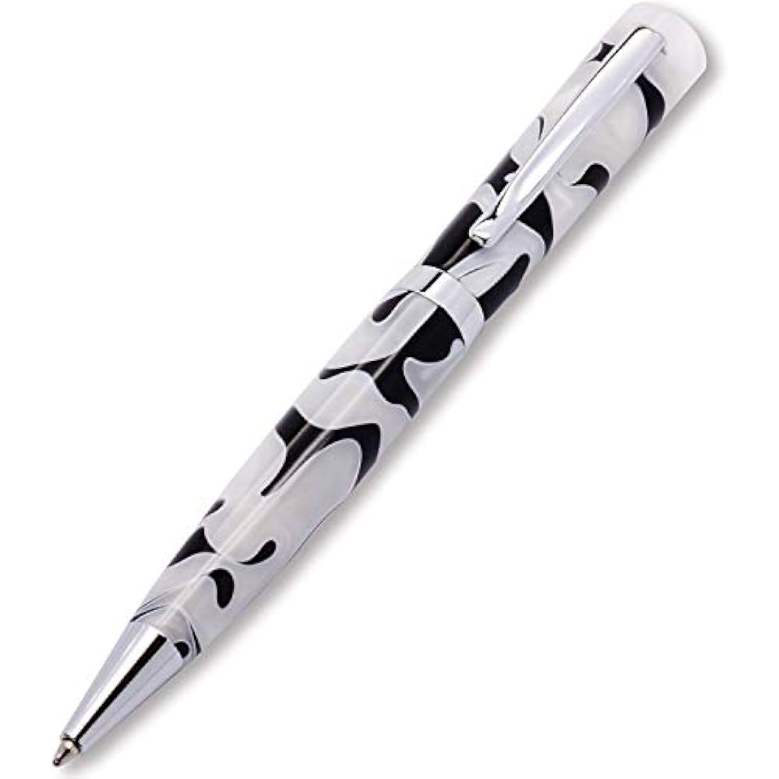 LACHIEVA LUX Luxury Resin Ballpoint Pen Gift Set - White & Black