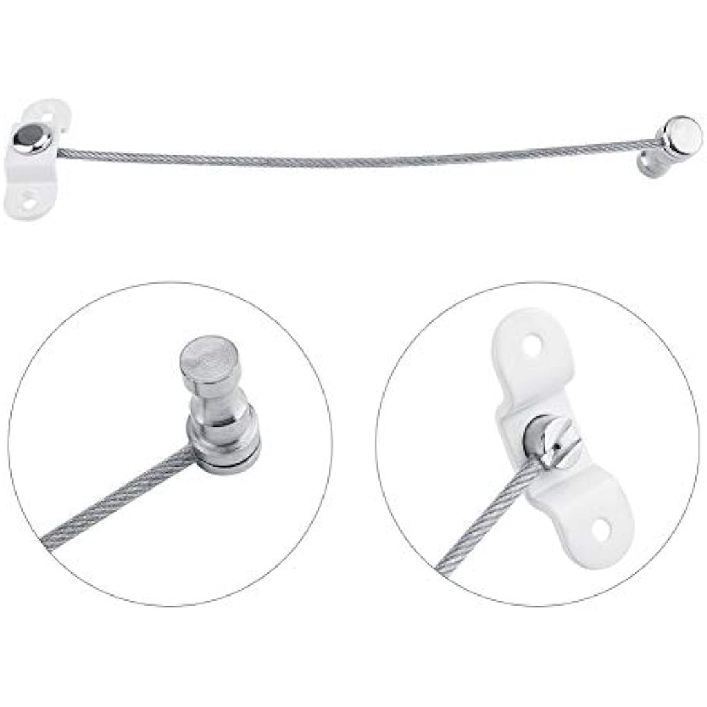 OMOTOOL Child Window Restrictor - Stainless Steel Security Lock (2 Pack)