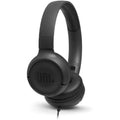 JBL Tune 500 On-Ear Headphones – Lightweight Foldable Wired Audio, Black