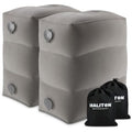 Jolof Store Inflatable Travel Foot Rest - Adjustable Kids Airplane Bed, 2 Pack