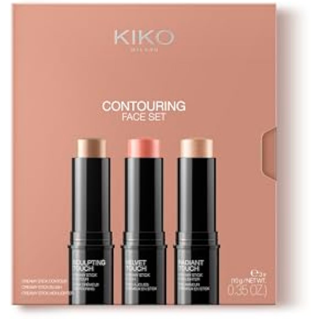 KIKO Milano Contouring Face Set 01 - 3-Piece Creamy Makeup Stick Kit
