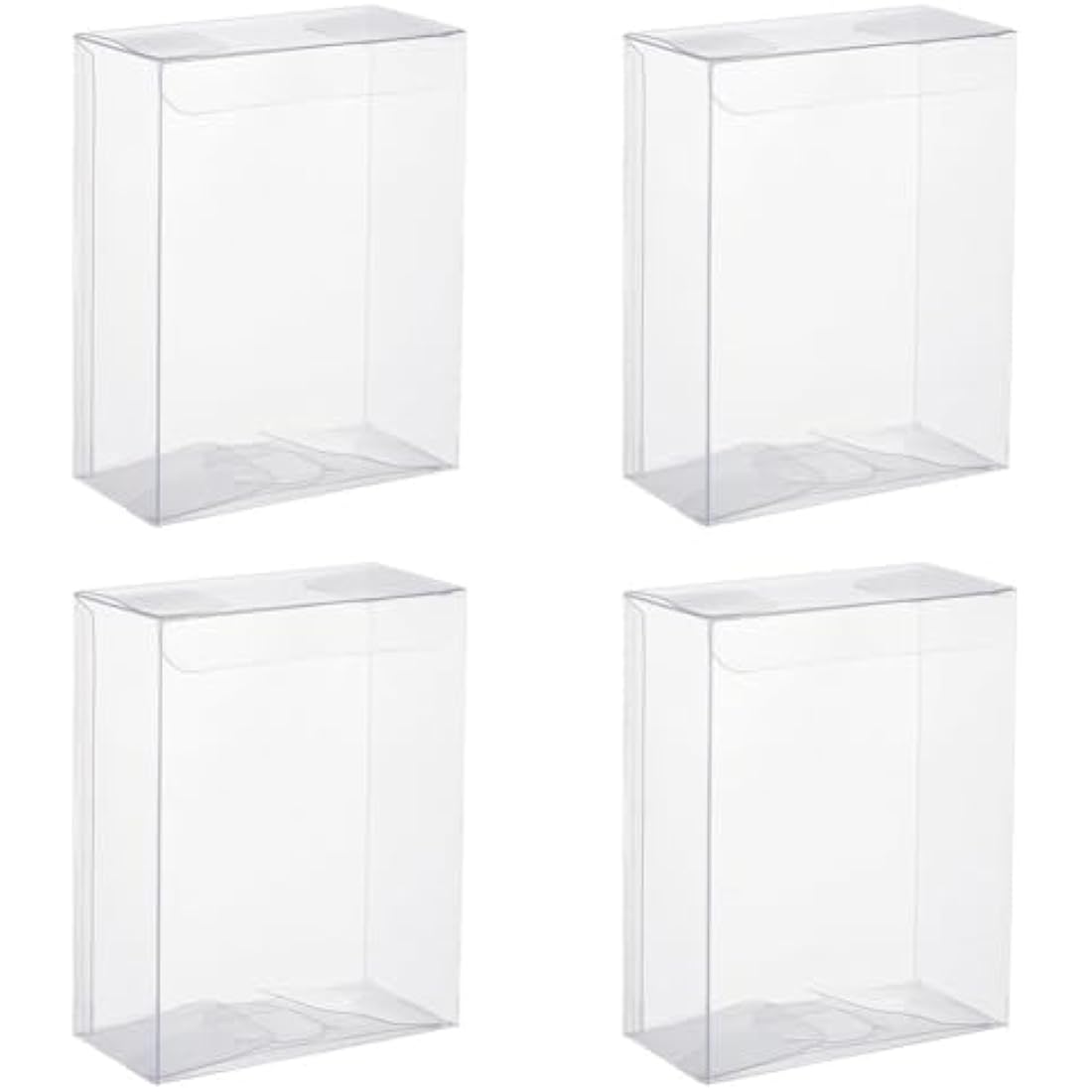 BENECREAT Clear PVC Wedding Favor Boxes - 30 Pack Transparent Gift Boxes