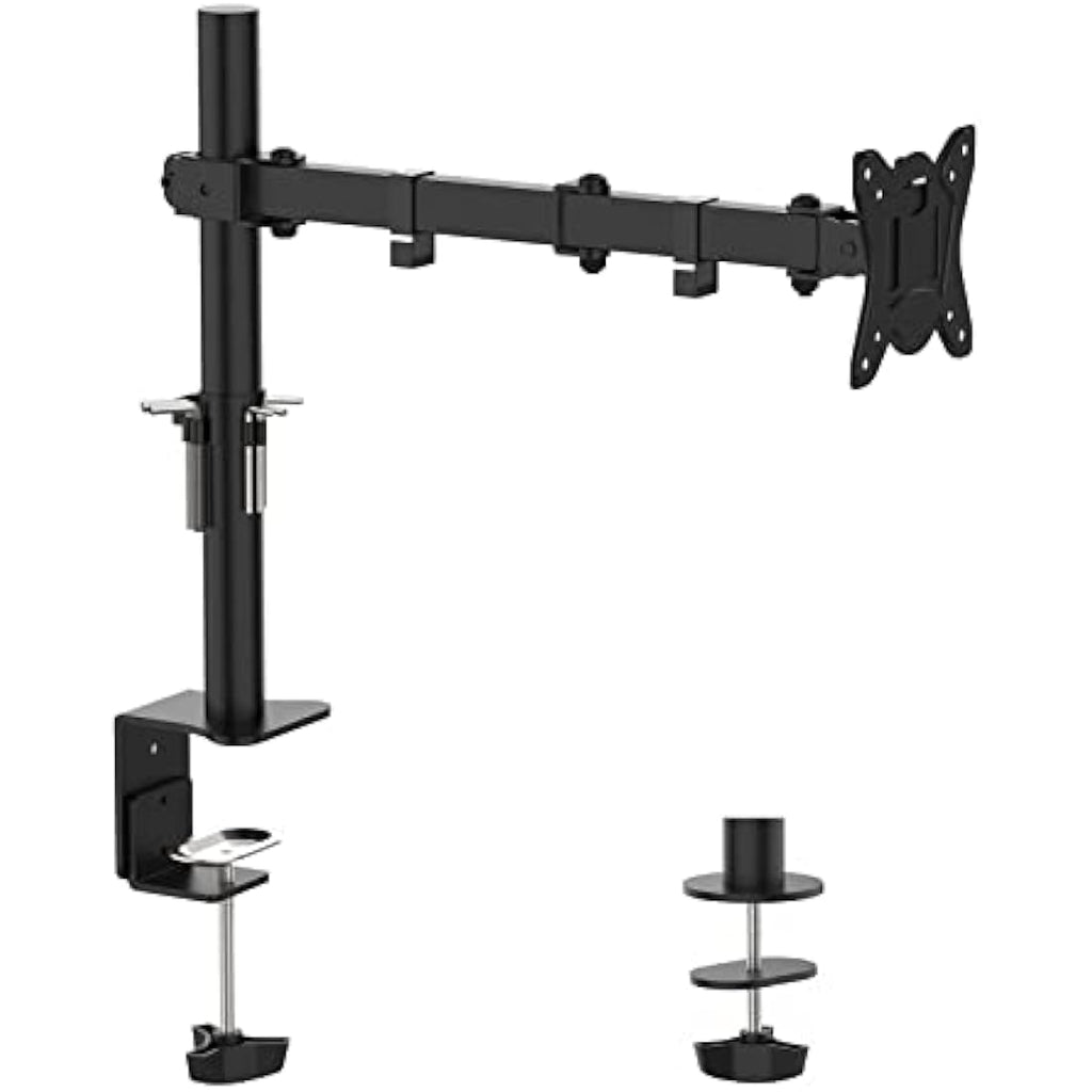GRIFEMA Single Monitor Arm Desk Mount | 13-32" VESA Stand | 10kg Capacity