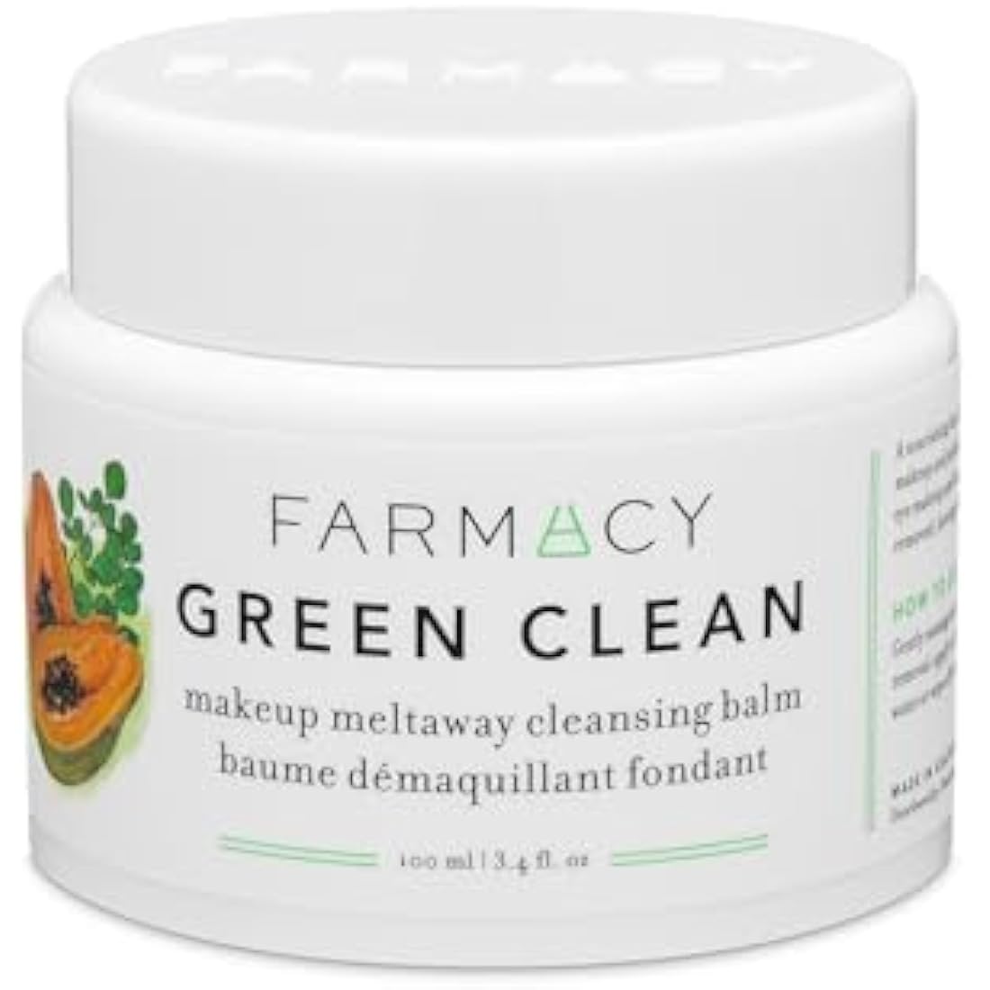 Farmacy Green Clean Makeup Remover & Cleansing Balm - Natural SPF Cleanser