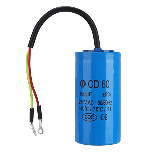 Jolof Store CD60 150uF 250V AC Motor Start Run Capacitor for Compressors