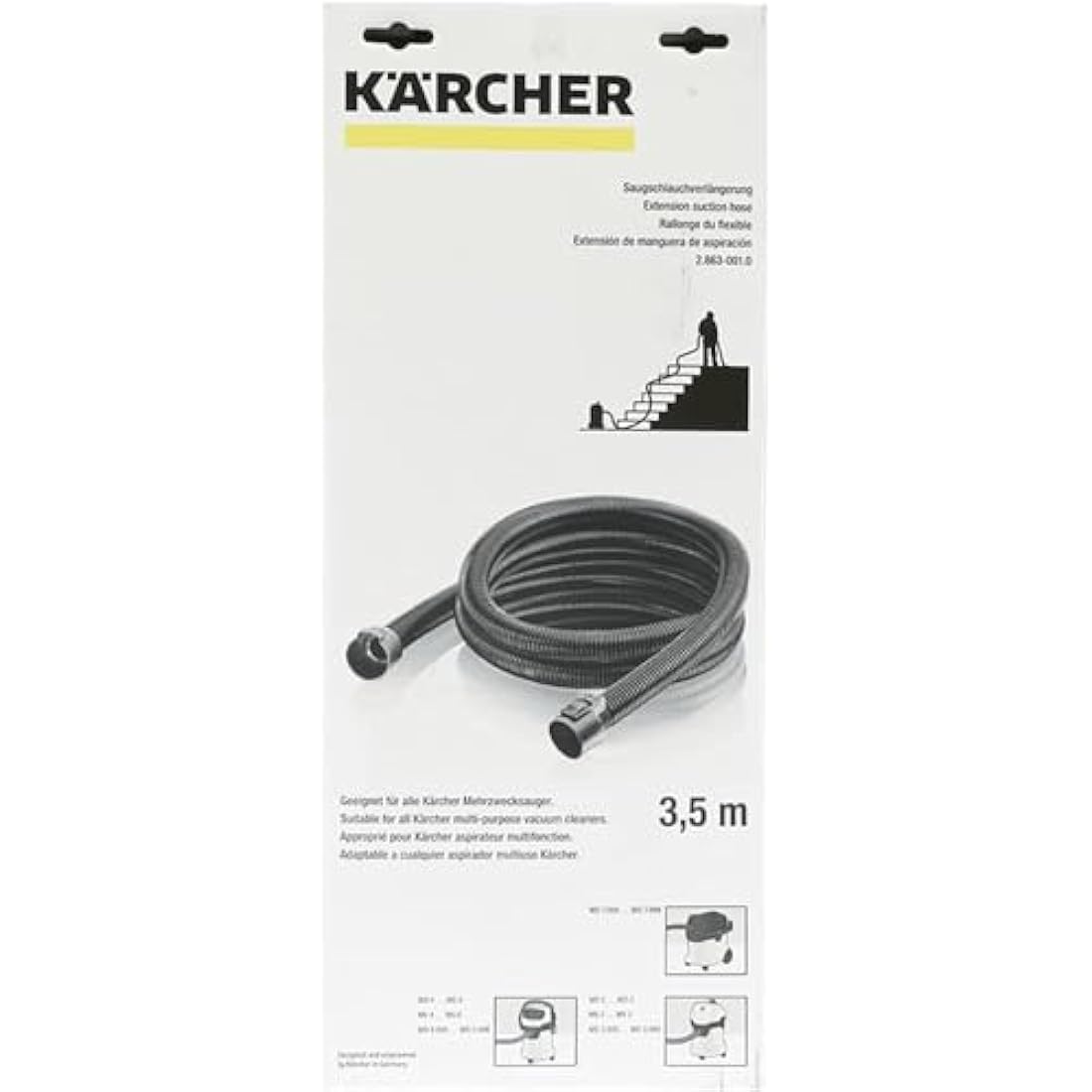 Kärcher Original Suction Hose Extension – 3.5m Length | DN 35mm