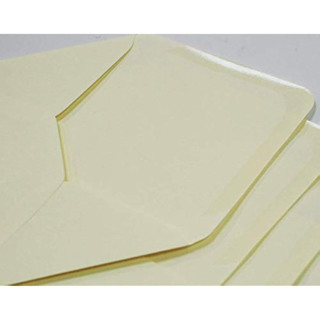 Craft UK Ivory 6x6 Linen Card and Envelope Pack - 50 Recycled Pieces