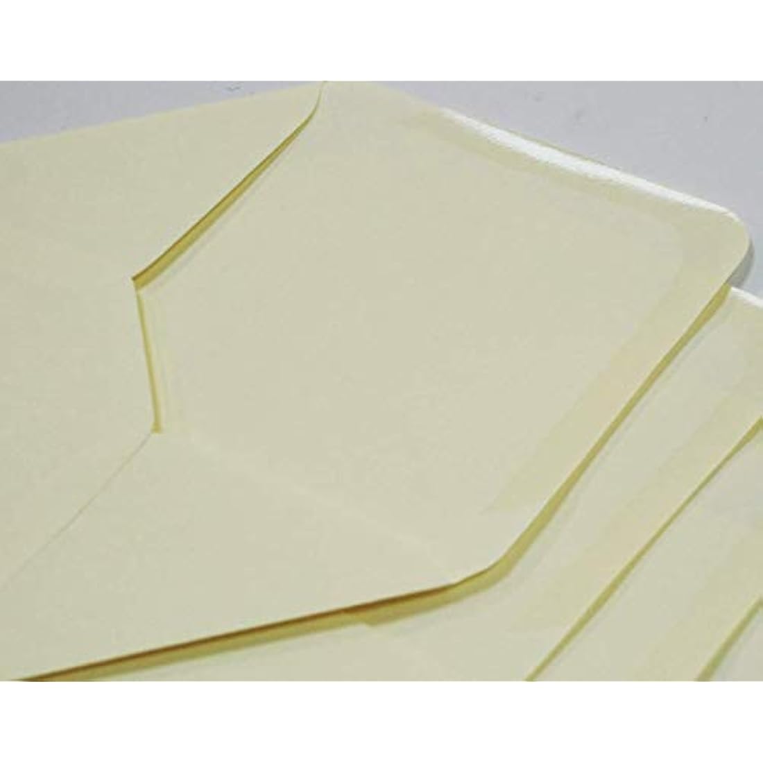 Craft UK Ivory 6x6 Linen Card and Envelope Pack - 50 Recycled Pieces