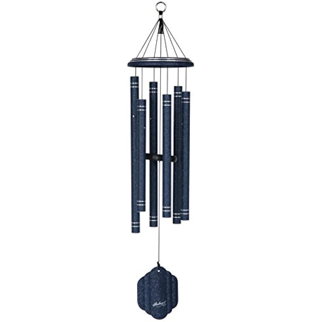 Arabesque 36-Inch Windchime – Sapphire Blue Handcrafted Outdoor Decor