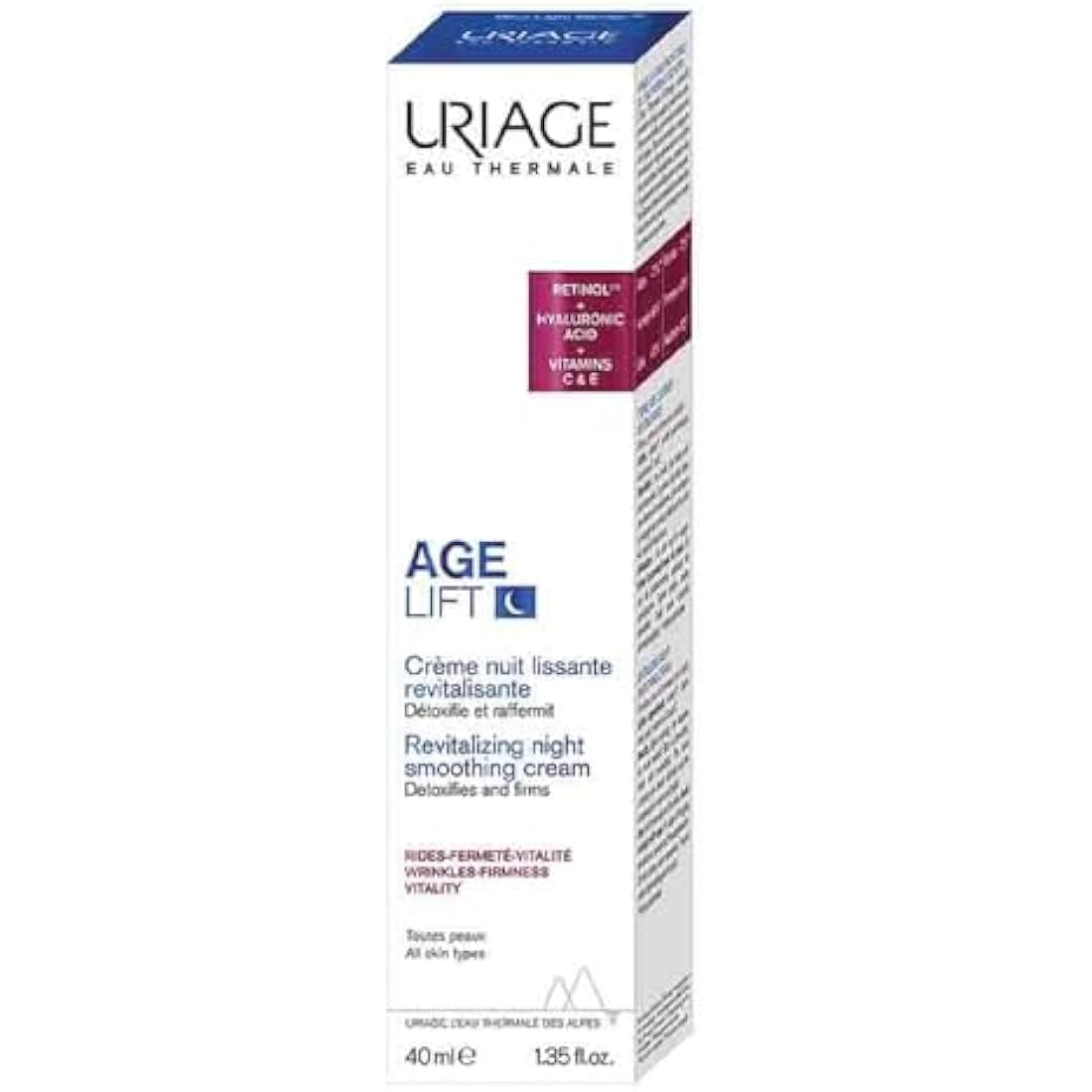 Uriage Age Lift Crema de Noche Revitalizante con Manteca de Karité 40ml