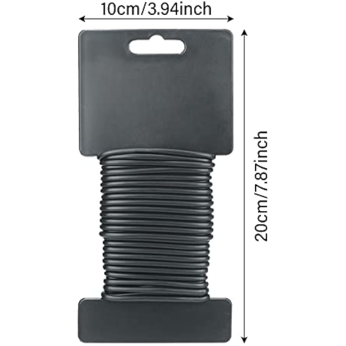 KINGLAKE 2-Pack Black Garden Soft Tie – 16m Flexible Plant Twist Wire