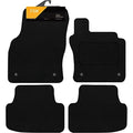 FSW Tailored Car Floor Mats for VW T-Roc 2017+ | Black Carpet 4pc Set