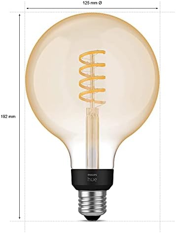 Philips Hue White Ambiance G125 Giant Globe Smart Filament Bulb