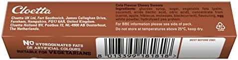 Chewits Cola Chewy Sweets – Vegetarian Fruit Candy, 30g (Pack of 40)